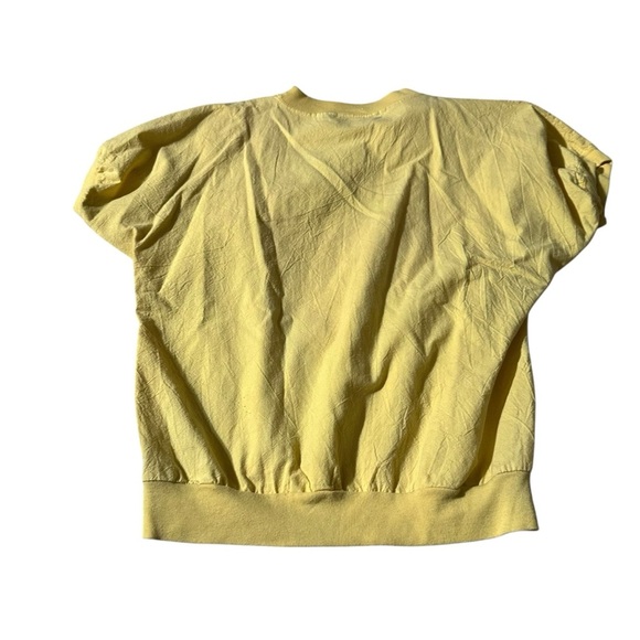 Vintage Sunny Yellow Women's Blouse - Picture 2 of 3